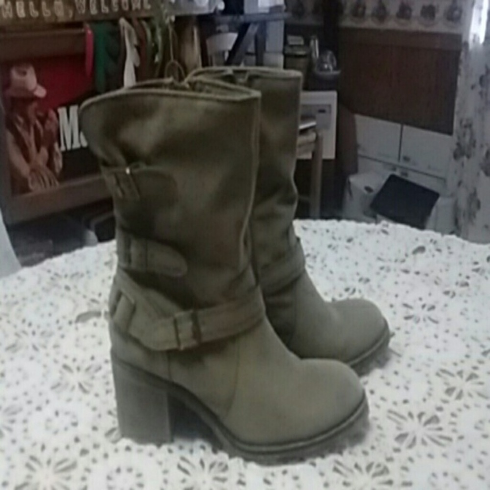 American Rag Leather Moto Boots Size 7